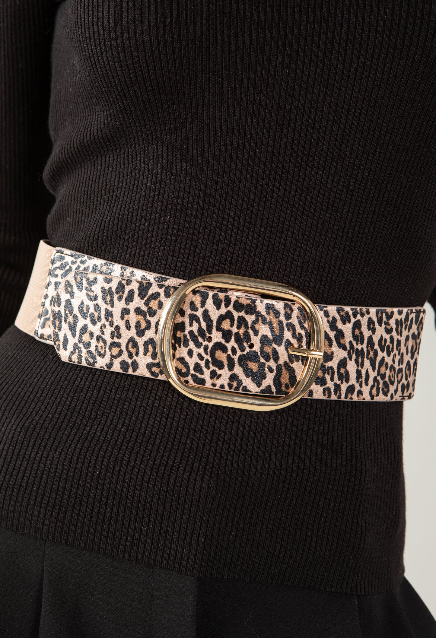 Leopard Print Waist Belt