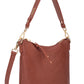 Multi Strap Faux Leather Shoulder Bag