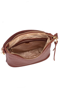 Multi Strap Faux Leather Shoulder Bag