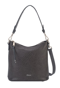 Multi Strap Faux Leather Shoulder Bag