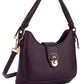 Faux Leather Shoulder Bag