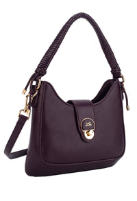 Faux Leather Shoulder Bag