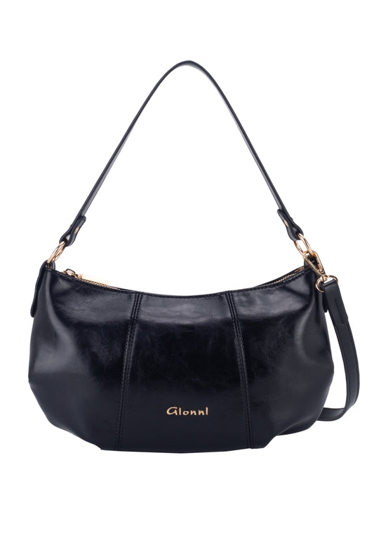 Faux Leather Shoulder Bag