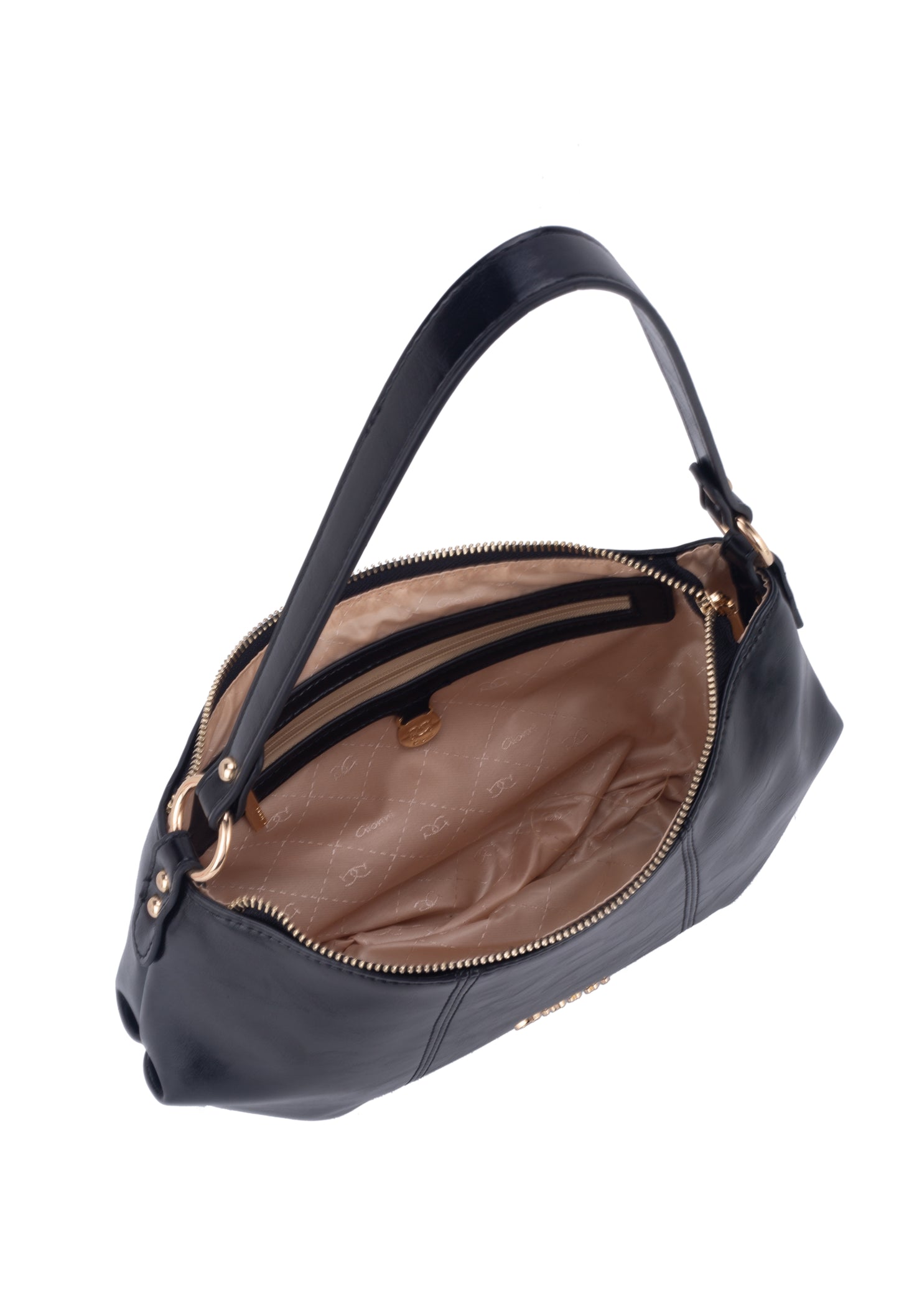 Faux Leather Shoulder Bag