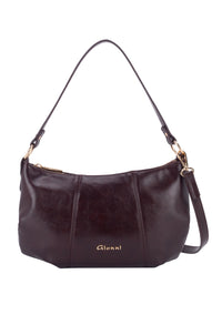 Faux Leather Shoulder Bag