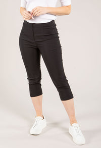 Diamante Detail Pull On Capris