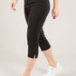 Diamante Detail Pull On Capris