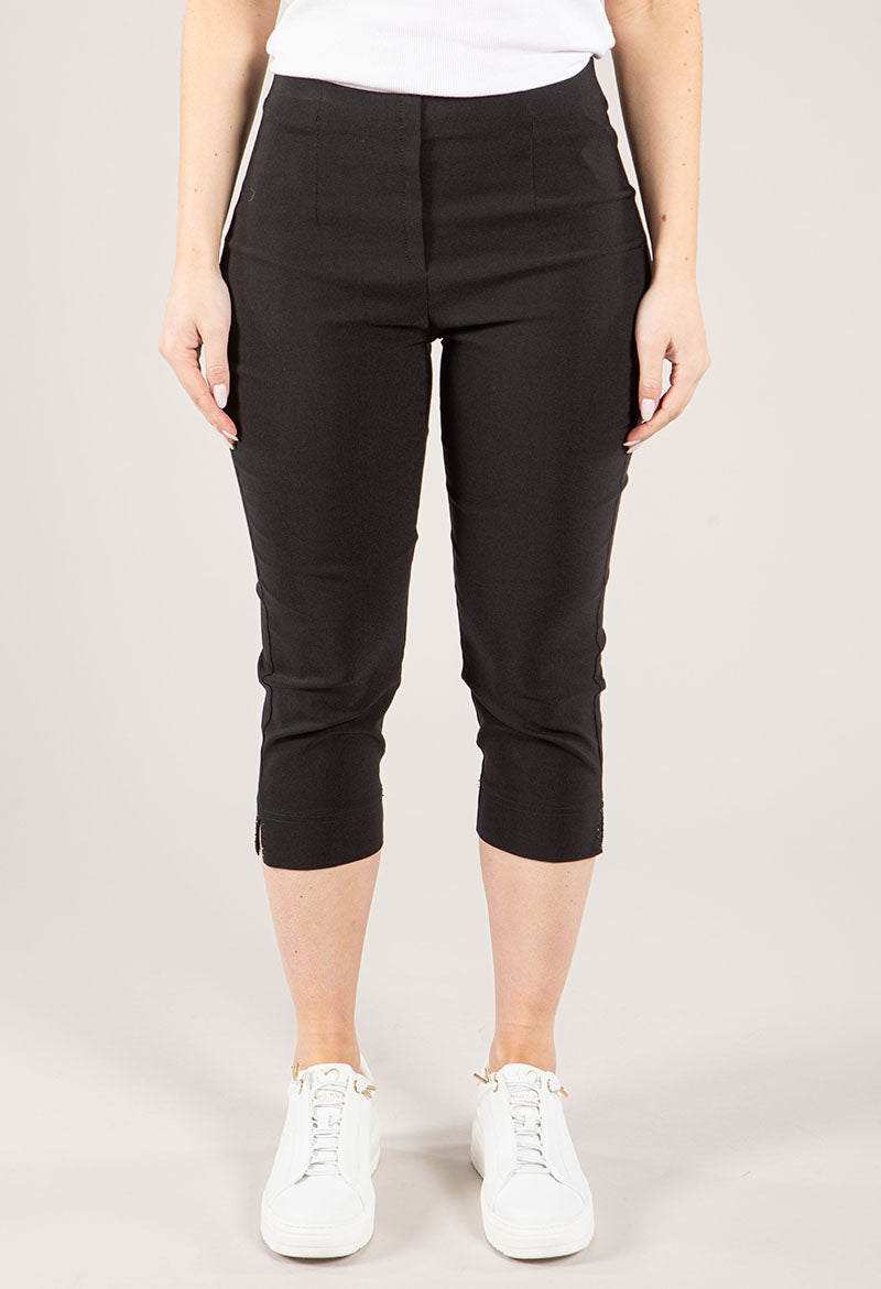 Diamante Detail Pull On Capris