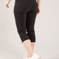 Diamante Detail Pull On Capris