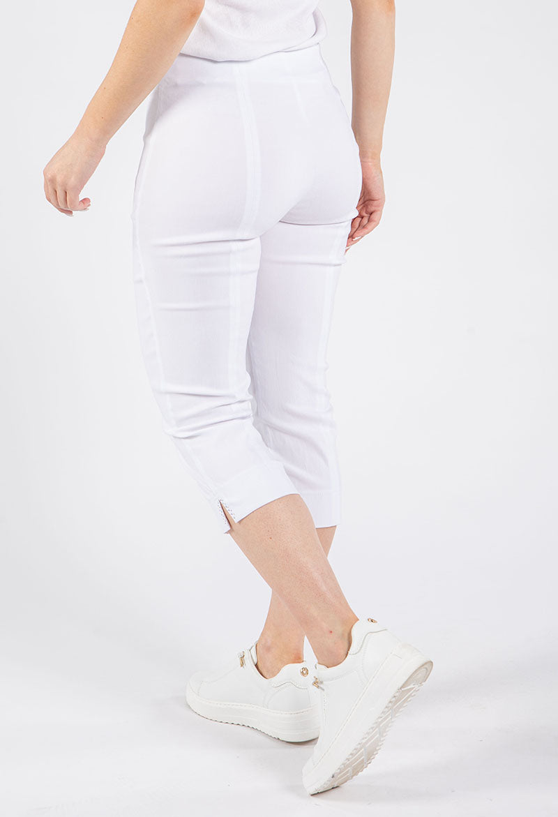 Diamante Detail Pull On Capris