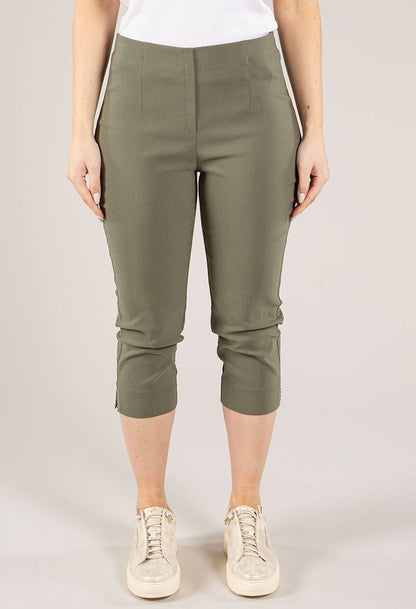 Diamante Detail Pull On Capris