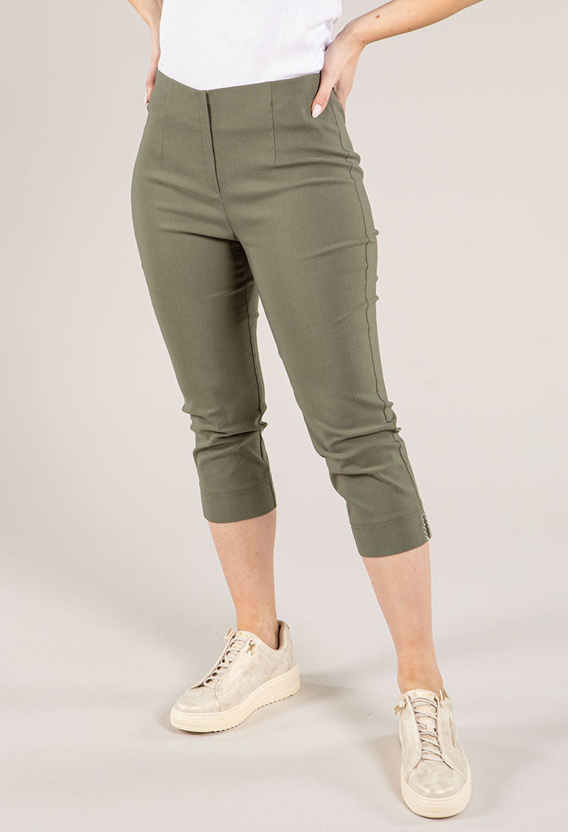 Diamante Detail Pull On Capris