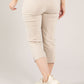 Diamante Detail Pull On Capris