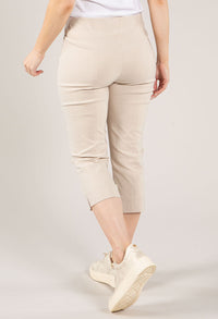 Diamante Detail Pull On Capris