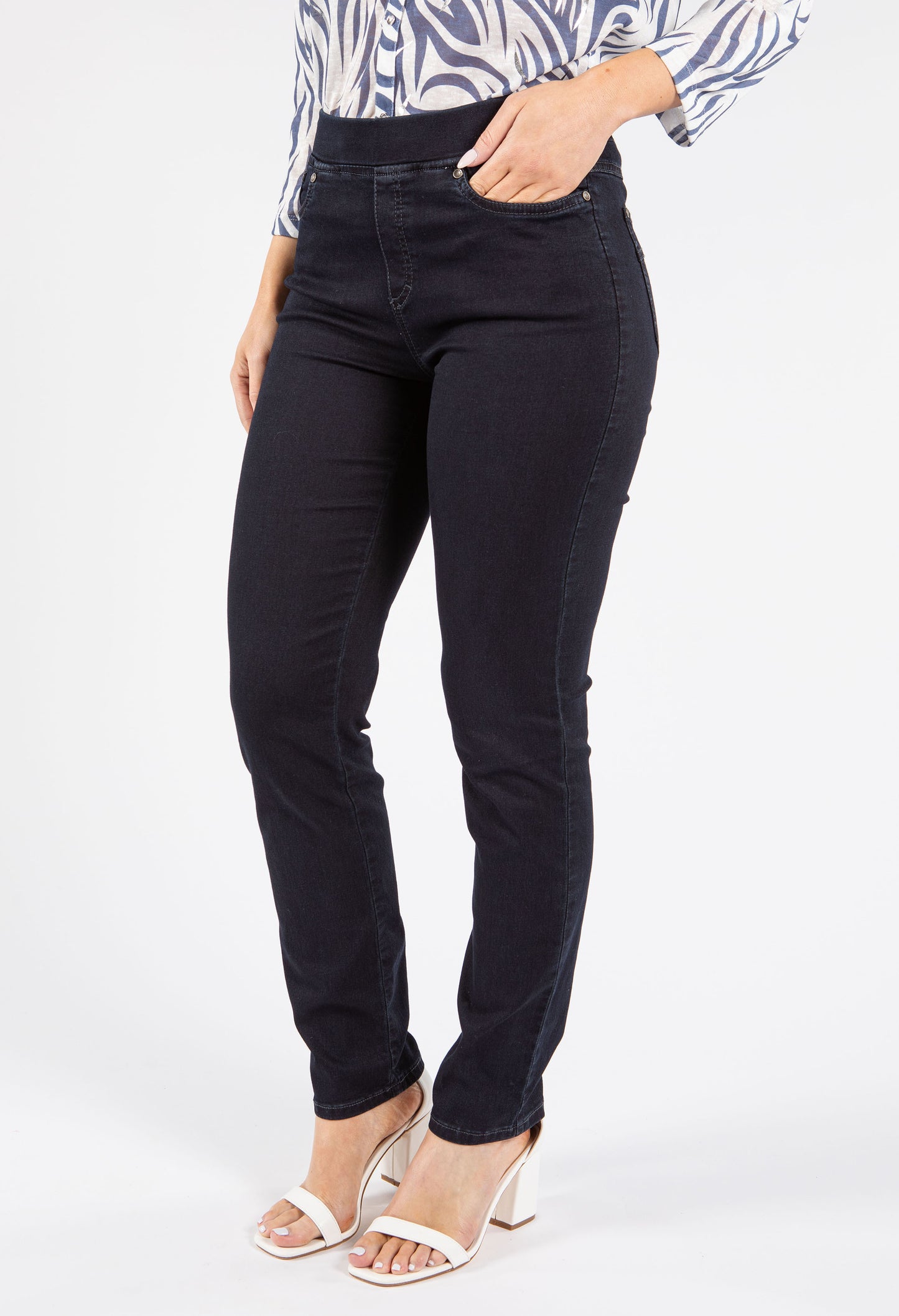 Pull On Slim Fit Jeans