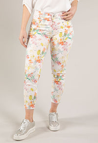 Floral Capri Trousers