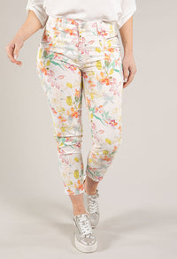 Floral Capri Trousers