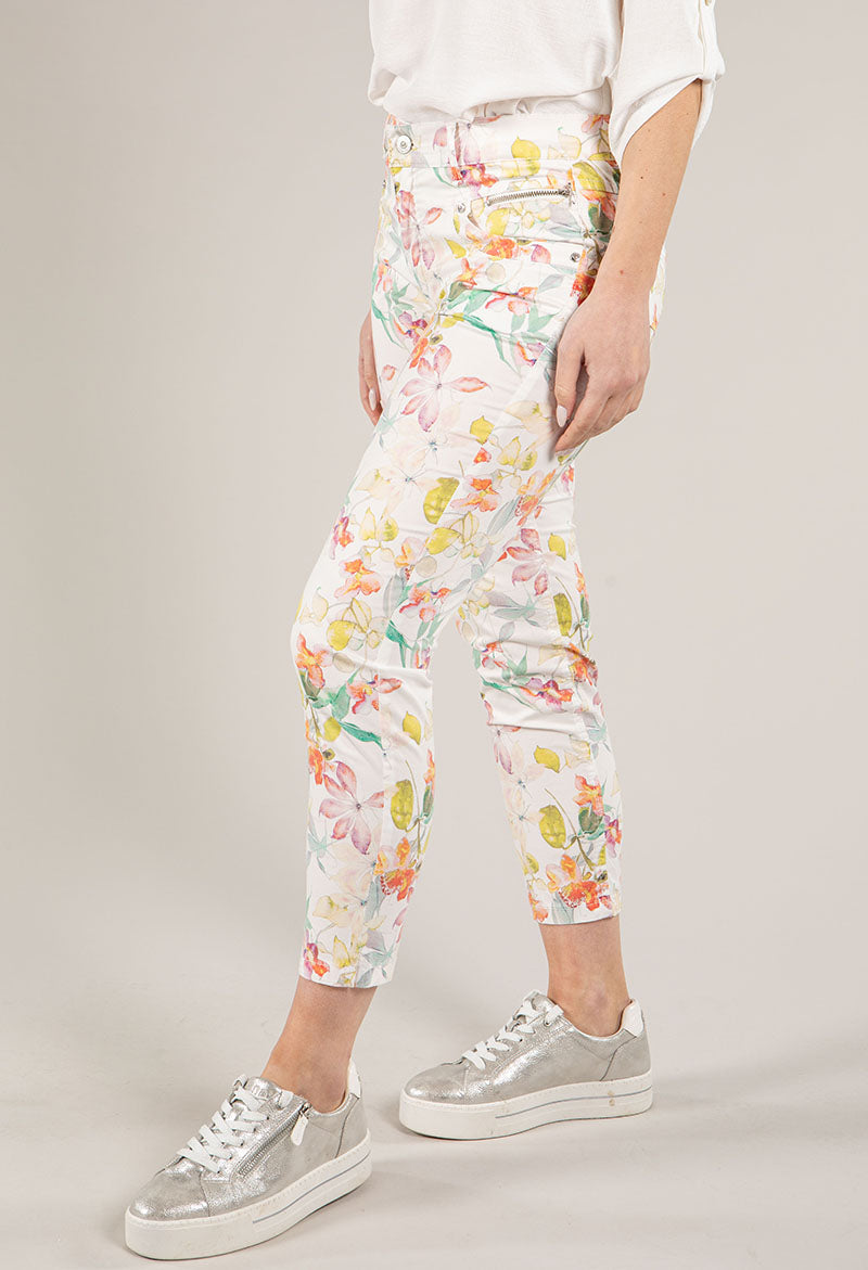 Floral Capri Trousers