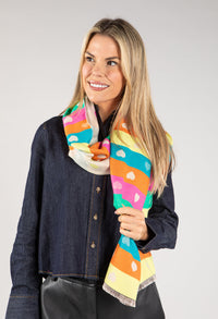 Love Heart Print Scarf