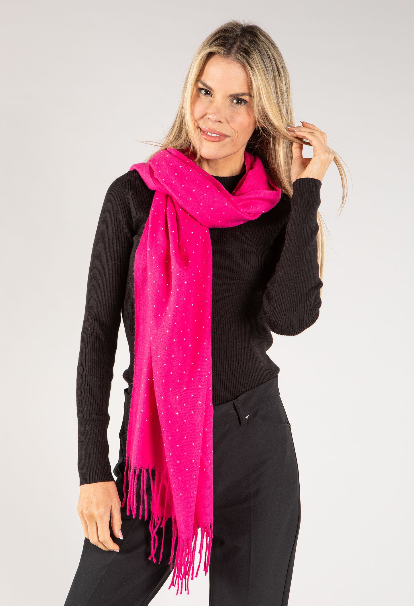 Diamante Embellished Scarf