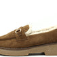 Teddy Lined Faux Suede Loafers