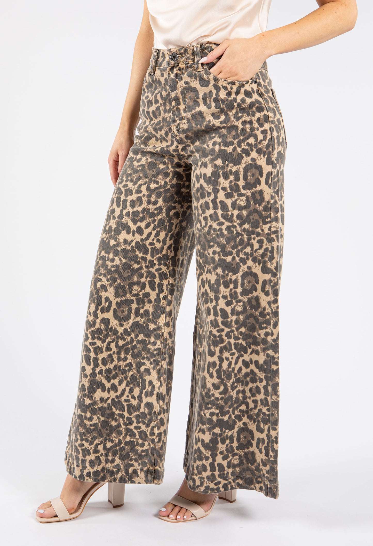 Leopard Print Jeans