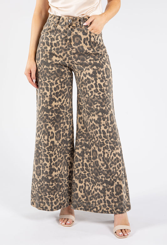 Leopard Print Jeans