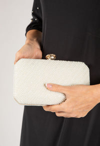 Pearl Studded Clutch Bag