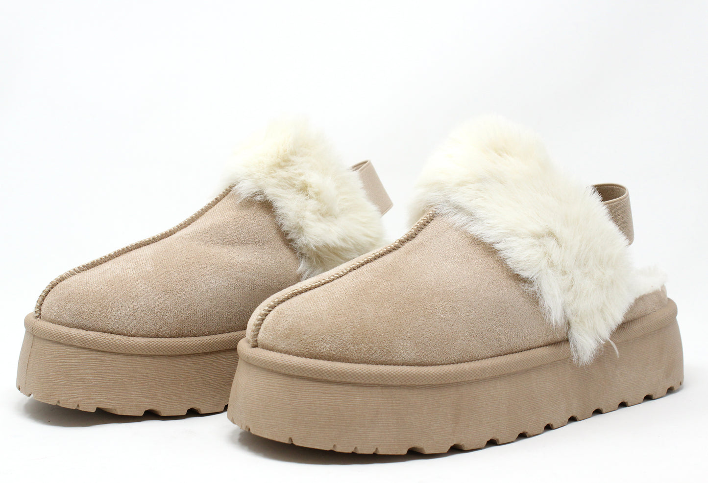 Flatform Slip On Boots