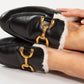 Faux Fur Lined Loafers