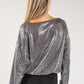 Long Sleeve Sequin Top