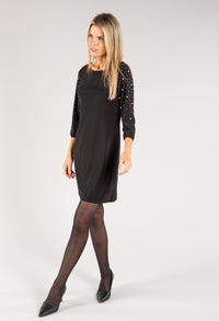 Pearl Sleeve Shift Dress