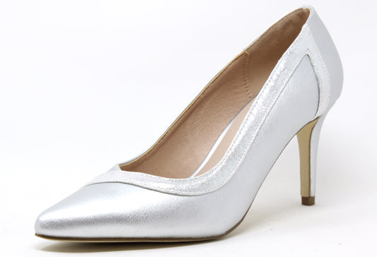 Metallic Wrap Heel