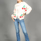 Cherry Tie Knit Jumper