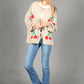 Cherry Tie Knit Jumper