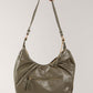 Ruched Detail Shoulder Bag