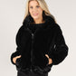 Hooded Faux Fur Coat