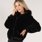 Hooded Faux Fur Coat