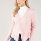 Button Down Ribbed Cardi