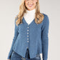 Button Down Ribbed Cardi