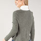 Button Down Ribbed Cardi