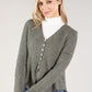 Button Down Ribbed Cardi