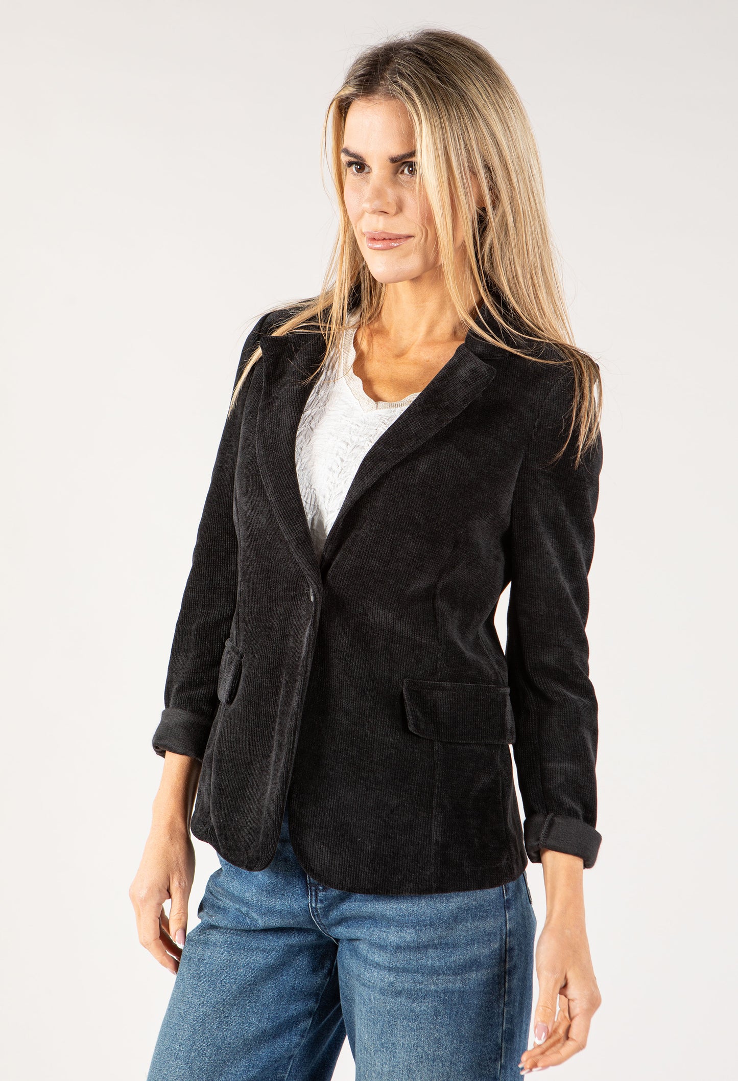 Cord Style Blazer