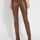 Textured High Waist Leather Legging