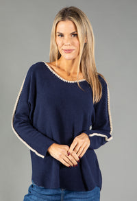 Blanket Stitch Pullover