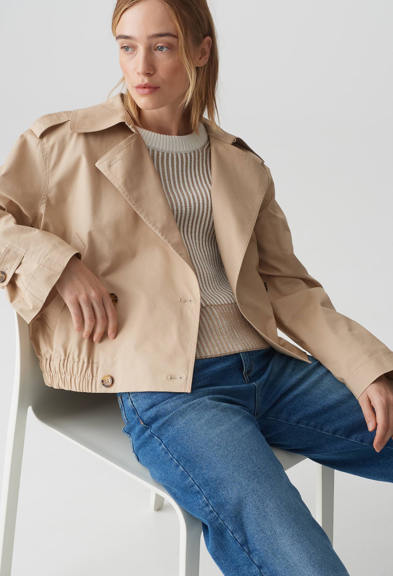 Hedie Short Trench Jacket