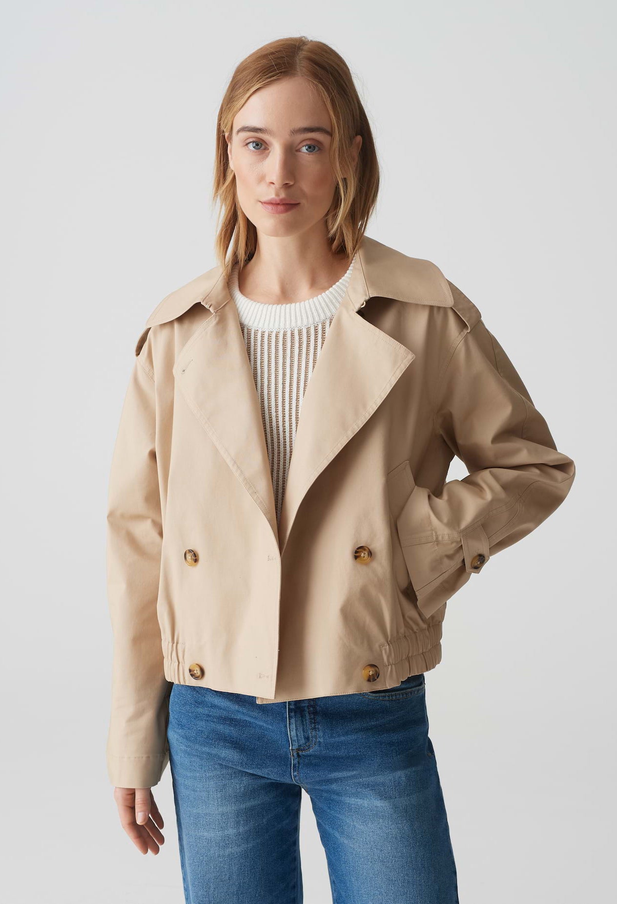 Hedie Short Trench Jacket