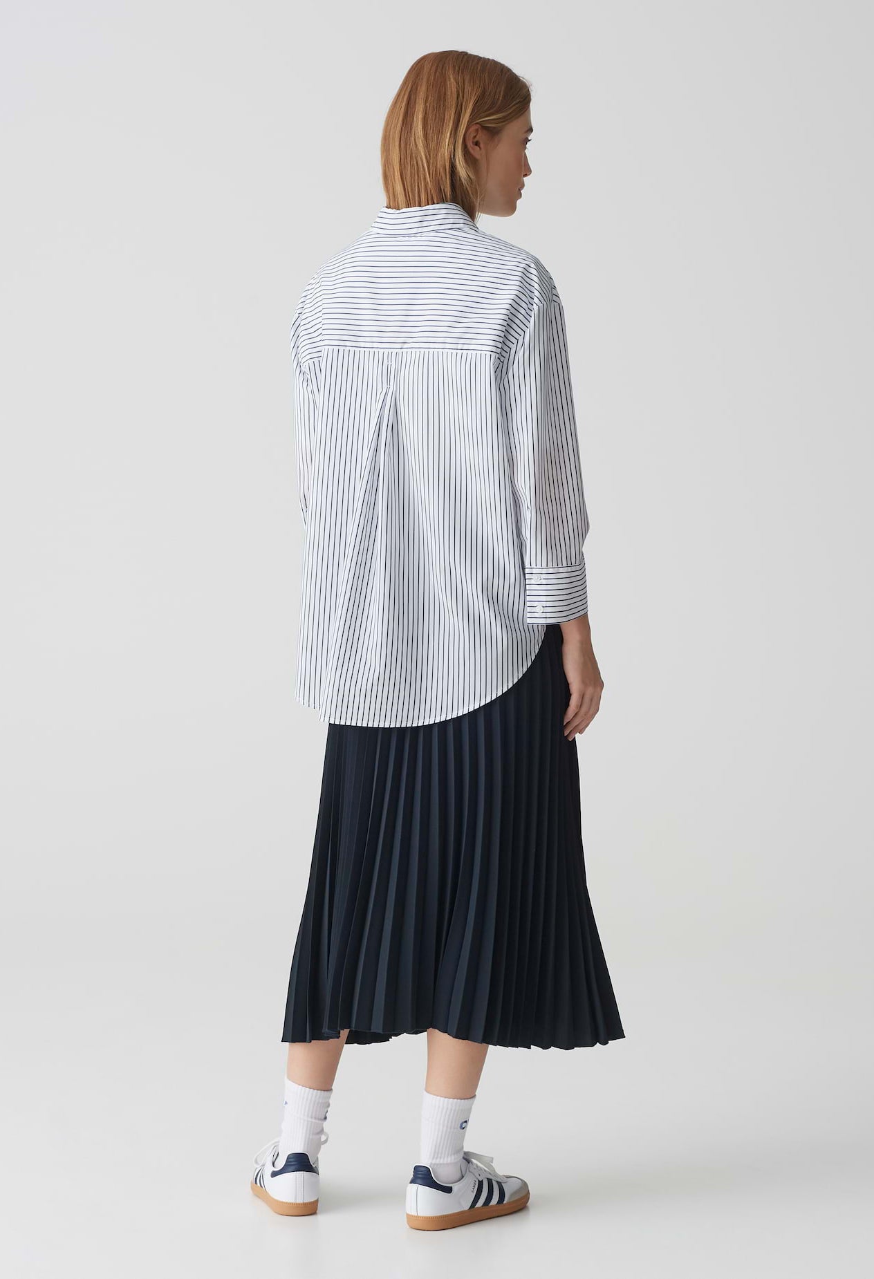 Frila Oversized Striped Shirt