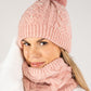 Chunky Knit Hat and Cowl Set