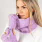 Soft Weave Cowl and Glove Set